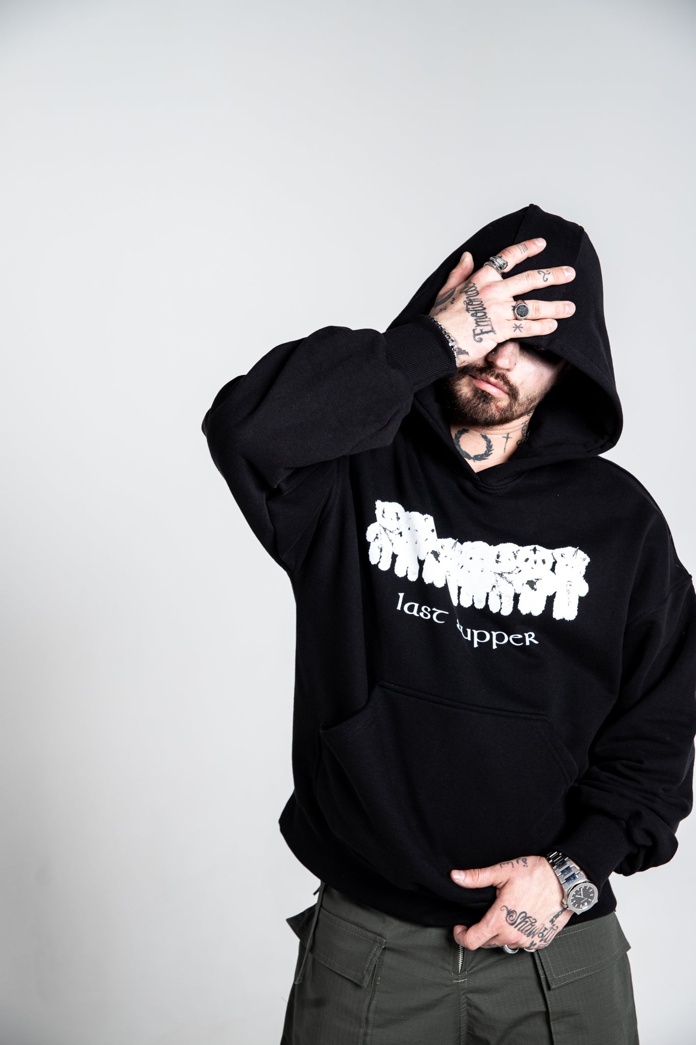 BLUZA Z KAPTUREM "LAST SUPPER" ERFEDEN
