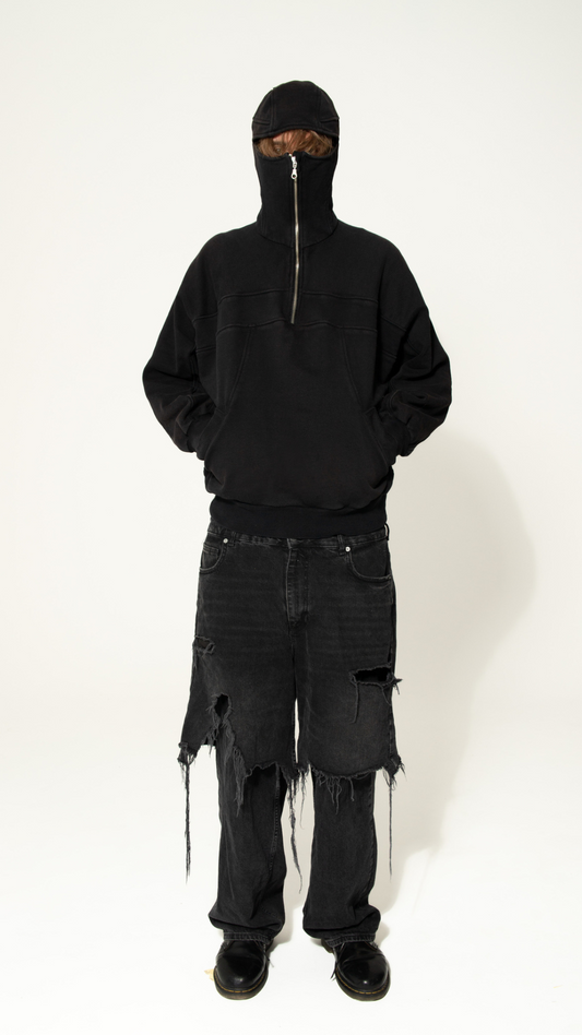 Hoodie Erfeden zip mask