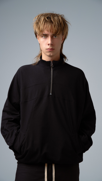 HALF ZIP HOODIE  ERFEDEN BACKLOGO