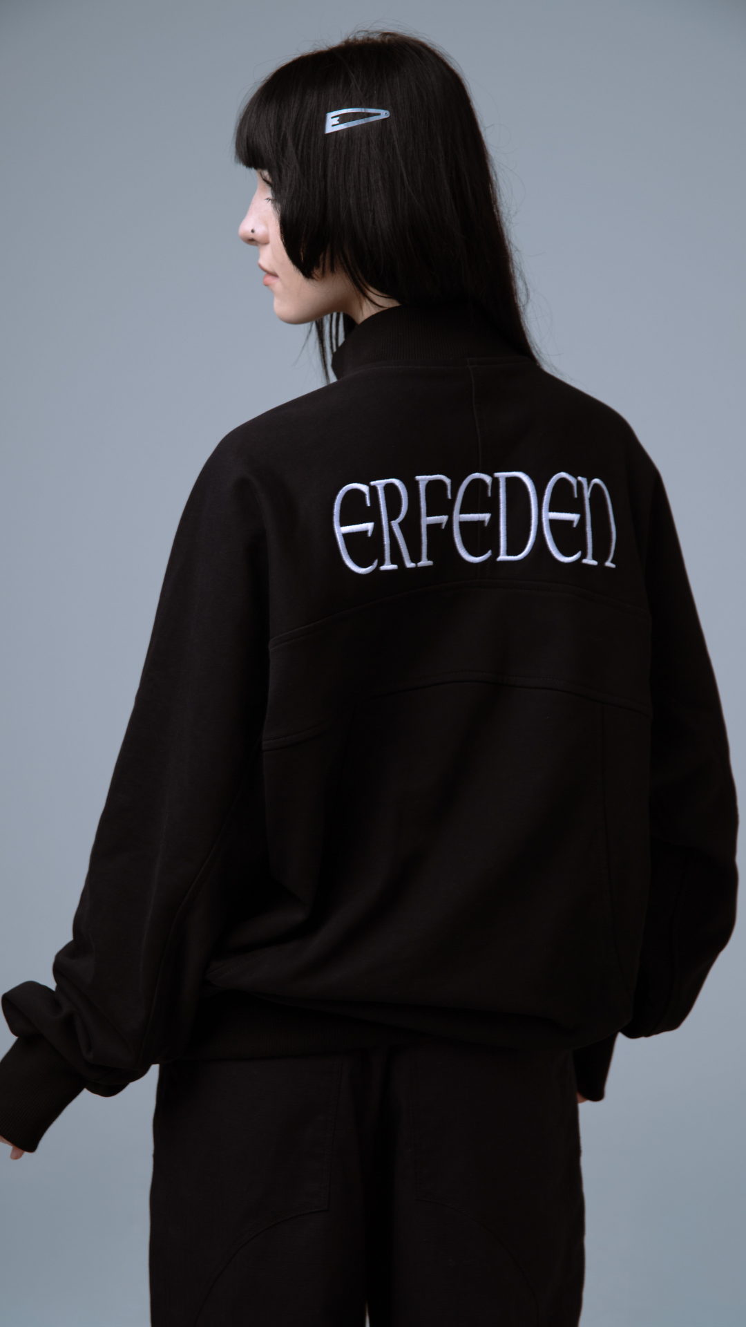 Half Zip Hoodie ERFEDEN Backlogo