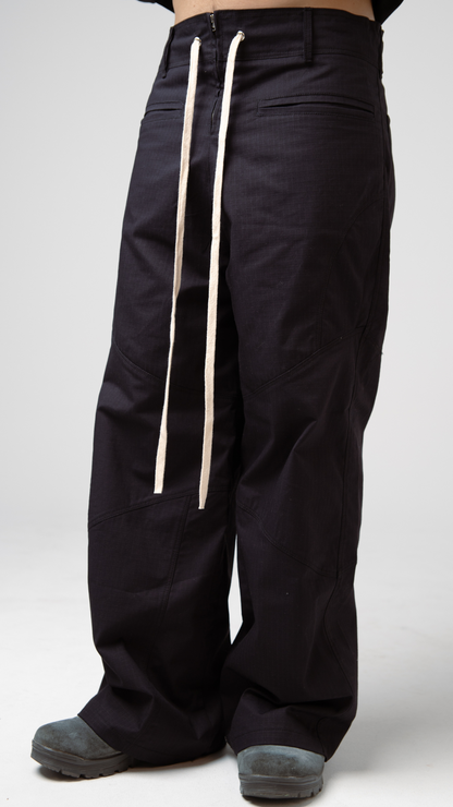 ERFEDEN PANTS NAVY -BLACK